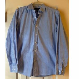 Big Boys Saks Fifth Ave Long Sleeve Dress Shirt Size 16